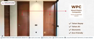 Pintu WPC (Wood Plastic Composite) untuk Bangunan Hotel