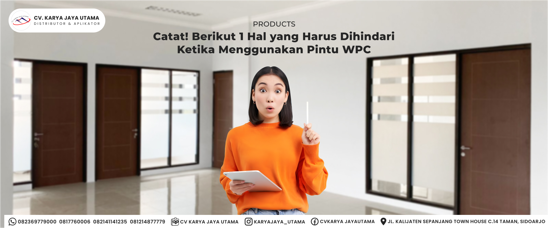 Hindari 2 Hal ini Saat Penggunaan Pintu WPC untuk Hunianmu