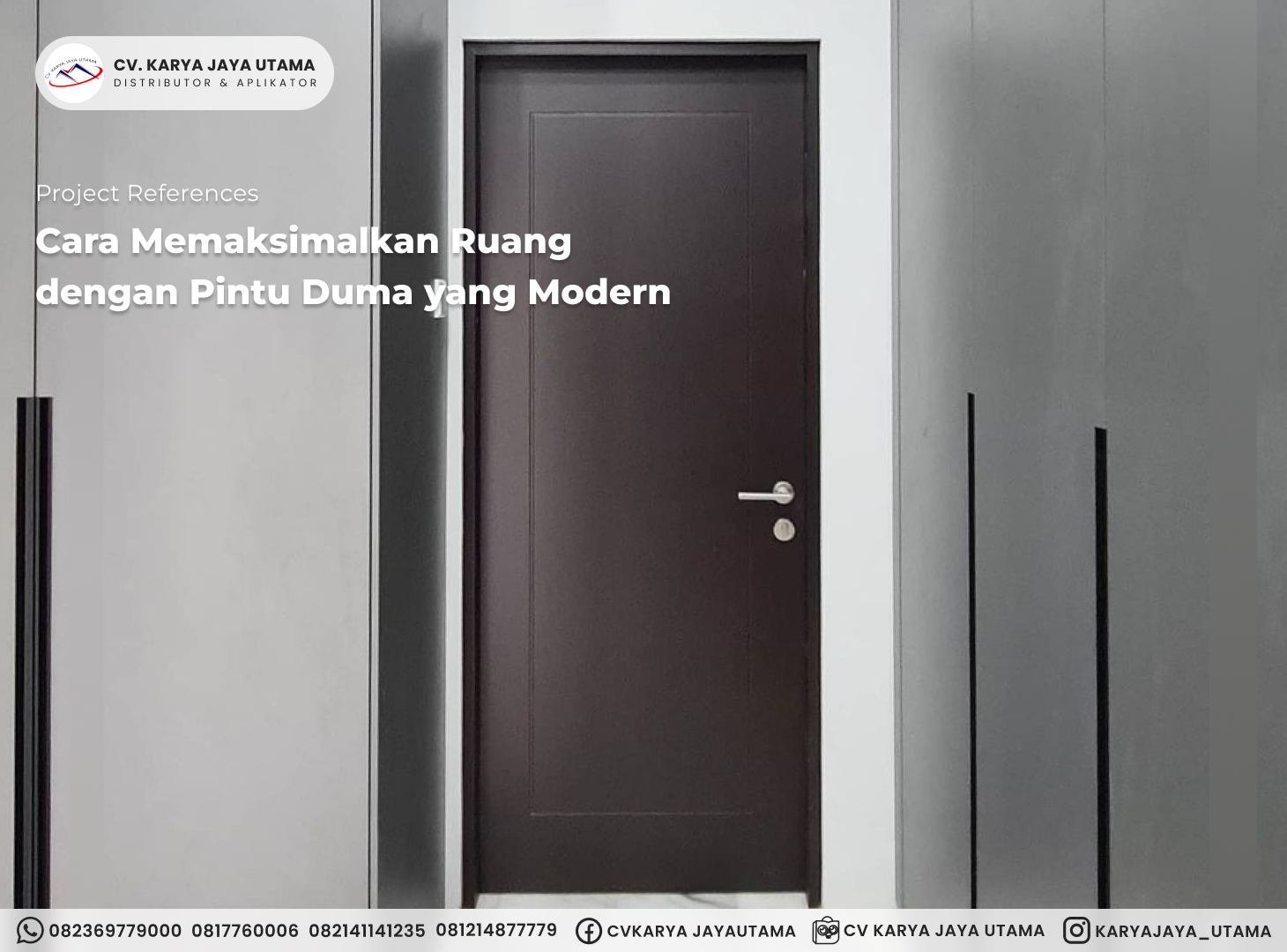 Cara Memaksimalkan Ruang dengan Pintu Duma yang Modern