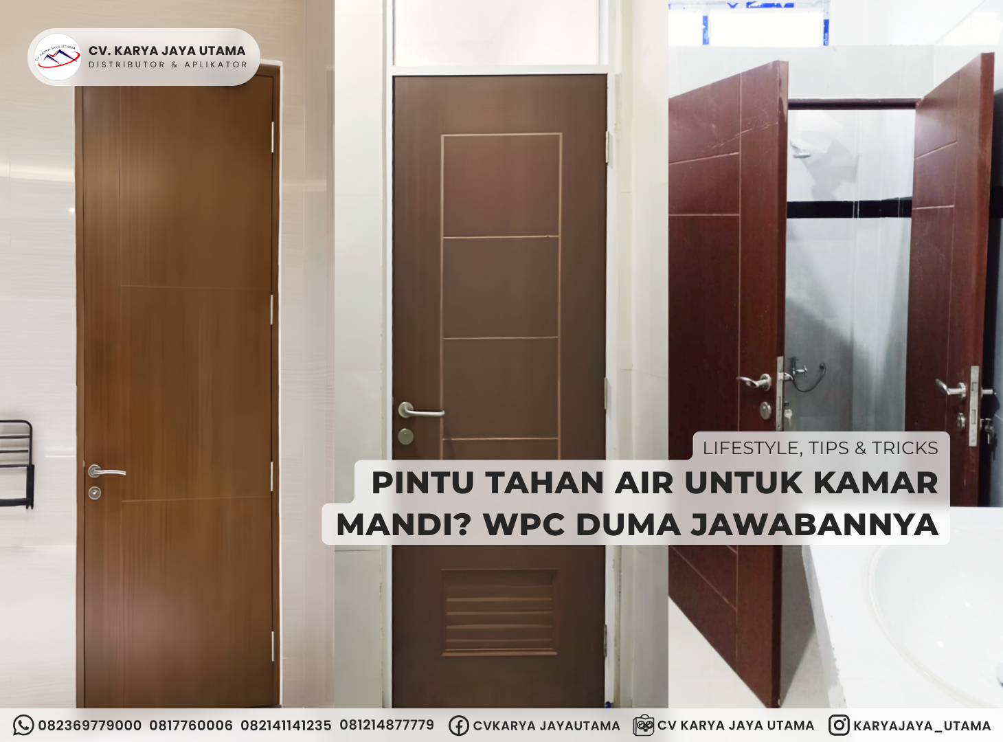 Pintu WPC Duma: Pintu Terbaik untuk Kamar Mandi